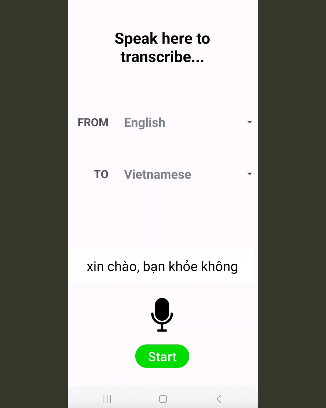 Speech Translator App